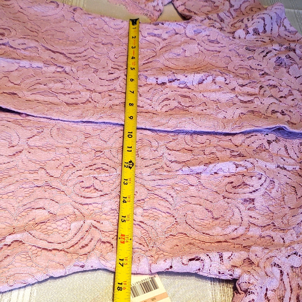 nanette lepore NEW Dress Lace ShirtDress 3/4 Sleeve Button Up Chic! - Picture 7 of 8